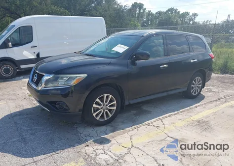 2015 Nissan Pathfinder S из США, поврежденный, VIN 5N1AR2MN7FC614171